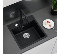 evineo line 250 Évier de cuisine l: 49 P: 51 cm, NEN100SBL,