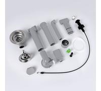 evineo line 950 Garniture de vidage automatique avec pièces apparentes chromées, 4161CR,