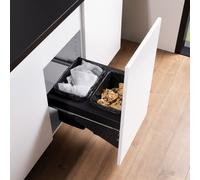 evineo m60 Poubelle avec système de tiroir, EV1058,