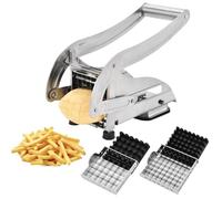 EVINOX Coupe-frites machine inox pro lames trancheuse pommes de terre légumes concombre découper cuisine carotte