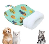 EVIRNFVEQ Cozy Pet Nest pour chats et chiens, 2025 - Joli sac de couchage pour chat d'intérieur - Grotte de couchage d'automne et d'hiver (50 x 35 cm)