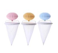 EVIRNFVEQ Lot de 6 filtres à Peluches flottants avec Boule de Machine à Laver pour éliminer Les Poils d'animaux pour Le Linge avec Filet à Peluches et Sac à Poils de Chien