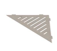 Eviso Premium Étagère de Douche d'Angle sans Perçage - Tablette de Douche en Acier Inoxydable AISI 304 Massif (ASTM) - Design Slim Mural pour Joint de Carrelage