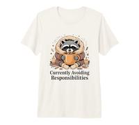 Éviter actuellement Les responsabilités Cozy Raccoon T-Shirt Haut de Gamme