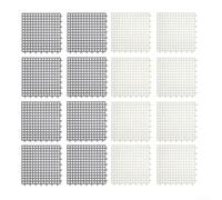 Évitez les glissements avec 816 pièces de douche en polypropylène antidérapant à haute traction et solutions pour tapis de garage aujourd'hui (B)