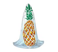 EVIUS Cape à capuche Halloween longueur au sol ananas imprimé géométrique cape à capuche pour adolescents
