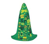 EVIUS Cape à capuche Halloween longueur au sol Psych Ananas Citation Imprimée Cape à capuche pour adolescents