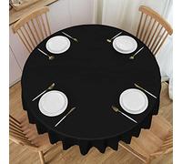 EVIUS Nappe ronde imprimée samouraï de 152 cm, infroissable et imperméable, pour les vacances, les dîners, les fêtes, l'automne, la décoration de Noël pour l'intérieur et l'extérieur