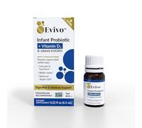 Evivo Gouttes probiotiques pour nourrissons | Essentiels pour bébé pour soulager les coliques et les gaz | Sans danger pour les nouveau-nés | Facilite les pleurs, les agitations, les coliques, les gaz