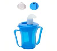 EVIYI - Gobelet anti-étouffement avec débit régulé, empêche la dysphagie d'étouffement et de régulation de la dysphagie pour les appareils fonctionnels de déglutition et de troubles (bleu-B)