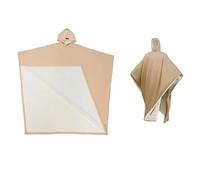 EVIYI Poncho surdimensionné à capuche, couverture ultra douce, doublure portable, sweat-shirt unisexe pour la maison, abricot, taille unique