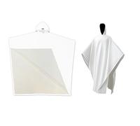 EVIYI Poncho surdimensionné à capuche, couverture ultra douce, doublure portable, sweat-shirt unisexe pour la maison, blanc, taille unique