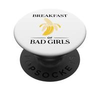 EVJF Bad Girls Sport Adulte Humour Breakfast of Champions PopSockets PopGrip Adhésif