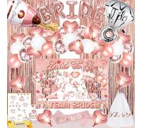 EVJF : Ballons Rose Gold, Voile Bride