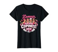 EVJF Femme Future Mariée Mariage l'amour mais Entre Copines T-Shirt