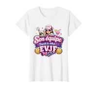 EVJF Femme Future Mariée Mariage Son équipe Depuis Le début T-Shirt