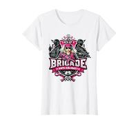 EVJF Femme Future Mariee Original Drole Brigade Anti-Célibat T-Shirt