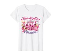 EVJF Femme Future Mariée Original Zéro Dignité 100% Amitié T-Shirt