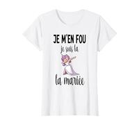 EVJF Future mariée Licorne Dab Je m'en Fou Je suis la mariée T-Shirt