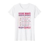 EVJF Future Mariée Officielle Enterrement Vie Jeune Fille T-Shirt