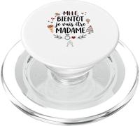 EVJF Mademoiselle Bientôt Je Vais être Madame Future Mariée PopSockets PopGrip pour MagSafe