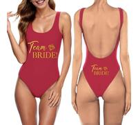 EVJF-Maillot de Bain Une pièce mariée pour Femme, Décontracté, Enterrement de Vie de Jeune Fille, Maillot de Bain Une pièce Femme 43