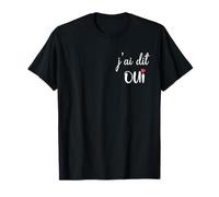 EVJF Personnalisé pour Future Mariée j'ai dit Oui Bride T-Shirt
