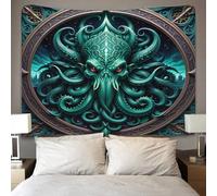EVMILA 3D Cthulhu Impression Murale Couverture Décor Maison Poster Art Tapisserie Tenture Murale Polyester Doux Pour Salon Chambre Dortoir Déco 180cmx230cm