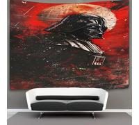 EVMILA 3D Star Wars Impression Murale Couverture Décor Maison Poster Art Dark Vador Tapisserie Tenture Murale Polyester Doux Pour Enfants Unisexe Chambre/Salon/Dortoir/Rideau 180cmx230cm