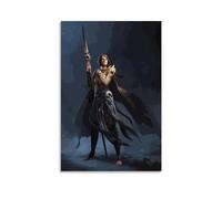 EVMILA Baldur's Gate 3 Shar's Shadow Heart - Poster décoratif sur toile - Impression d'art moderne pour chambre à coucher - 20 x 30 cm