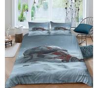 EVMILA Star Wars 3D Imprimé Stormtrooper pour Adultes Et Enfants Housse De Couette Housses De Couettes Microfibr Parure De Lit avec Taies E avec Fermeture À Glissière 3 Pièces King(220x240cm)