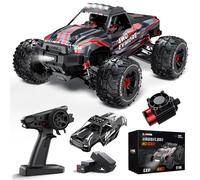 Evmore Voiture Télécommandée 1:16 4WD, 2,4 GHz Voiture RC Haute Vitesse Moteur sans Balais 55 km/h, 4x4 Télécommandée Tout Terrain Étanche Véhicule Électrique RTR Jouets avec 2 Batteries pour 40mins