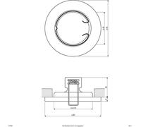 EVN 513001 513001 Collerette Ampoule halogène sans 50 W blanc