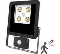 EVN EVN Lichttechnik LFE100940BM Projecteur déclairage LED 10 W Couleur déclairage (ampoule LED): blanc neutre