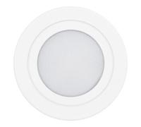 EVN EVN Lichttechnik P-LED Lampe d’encastrement pour meuble IP20 350mA 3W 3000K L20300102 blanc Quantité:1