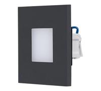 evn_lichttechnik EVN Lichttechnik Applique encastrée LED anthracite 3000K IP44 220-240V LQ41802A Quantité:1
