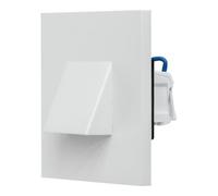 Evn Lq230 Applique Led Encastrable Down Blanche Blanc