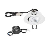 evn_lichttechnik EVN Lichttechnik P-LED Plafonnier encastré 3000K 230V rond blanc PC20N60102 Quantité:1