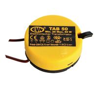 EVN TAB 50 Transformateur halogène 12 V 20 - 50 W dimmable avec variateur à