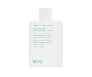 EVO Common Ground Scalp Shampooing apaisant pour cuir chevelu sensible et sec - Nettoyage doux contre les démangeaisons et les sensations de tension (300 ml)