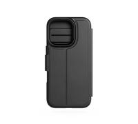 Tech21 - Étui portefeuille EvoLite iPhone 16 Pro - 3 emplacements - Protection anti-chocs - Noir