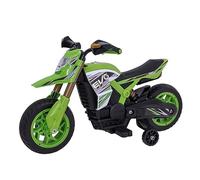 EVO Electric Ride On Rally Bike | Motocross à piles 6 V | Phares, repose-pieds, stabilisateurs amovibles | Véhicule d'équitation pour enfants de 3 ans +