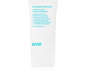 EVO Hydrate The Great Hydrator masque hydratant pour redonner de la brillance aux cheveux secs et fragiles 150 ml