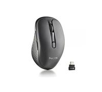 EVO JOT: Souris rechargeable, connexion sans fil multimode. 2,4 GHz+ BT5.0 + BT 5.1. Connexion USB-C. PPP : 800/1200/1600. Silencieuse. Noire