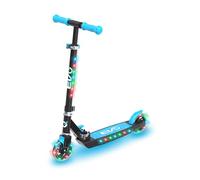 EVO Light Blast Trottinette Lumineuse à 2 Roues Pour Enfants | Poignée Réglable en Hauteur | Mécanisme de Pliage Facile | Pour Garçons et Filles de 5 à 12 Ans