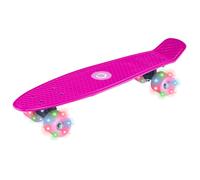 Evo Planche de Penny Lumineuse de 22 pi | Skateboard à Roues Lumineuses pour Enfants et Adolescents | Mini Cruiser Board Complet | Convient à Tous Les âges de 3 Ans et Plus (Rose)