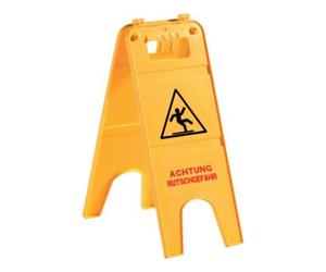 EVO Products Panneau d'avertissement en plastique Attention Sol glissant Quantité:1