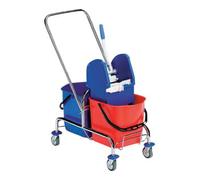 EVO Products Seau double chromé, 2x15l Quantité:1