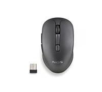 EVO SPOOK: Souris rechargeable, connexion sans fil multimode. 2,4 GHz+ BT5.0 + BT 5.1. Connexion USB-A. PPP : 800/1200/1600. Silencieuse. Noire