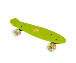 Evo Tableau Penny Lumineux EVO 22' | Skateboard pour débutants ou Professionnels | Skateboard à Roues Lumineuses pour Enfants et Adolescents | Planche complète Mini Cruiser | Convient à Tous Les